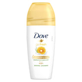 Dove Go Fresh Grapefruit & Lemongrass Roll-on Deodorant 50ml offers 48-hour protection, is alcohol-free, and features a refreshing scent.